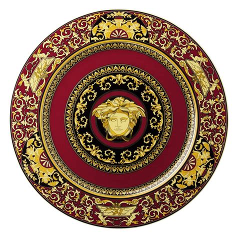 versace medusa blue plate|versace rosenthal medusa red.